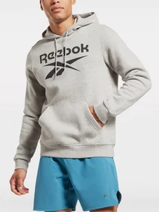Bluza męska z kapturem Reebok Identity Big 100050292 XL Szara (4066751261257) - Bluzy męskie - miniaturka - grafika 1