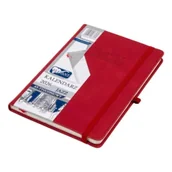 Kalendarze - Kalendarz 2026 A5 tygodniowy Jazz czerwony - miniaturka - grafika 1