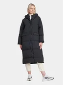 Kurtki damskie - adidas Kurtka puchowa Big Baffle Coat IK3159 Czarny Loose Fit - miniaturka - grafika 1