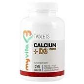 Witaminy i minerały - MyVita PRONESS Calcium + D3 Forte x 250 tabl - miniaturka - grafika 1