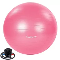 Piłki do ćwiczeń - Movit Piłka gimnastyczna z pompką 55 cm różowy M75541 - miniaturka - grafika 1