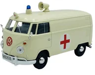 Samochody i pojazdy dla dzieci - Volkswagen Type 2 T1 Ambulance karetka pogotowia model 1:24 Motormax 79565 - miniaturka - grafika 1