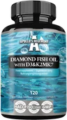 Suplementy naturalne - APOLLO'S HEGEMONY DIAMOND FISH OIL OMEGA 3 WITAMINA D3 & K2 120 KAPSUŁEK - miniaturka - grafika 1