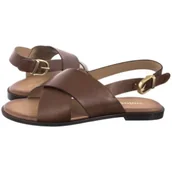 Sandały damskie - Sandały Brązowe 76071-52 (WO291-b) Wojas - miniaturka - grafika 1