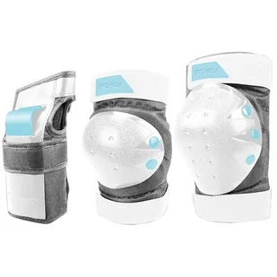 Spokey SHIELD PRO Zest.ochrania. L WH - Ochraniacze - miniaturka - grafika 1