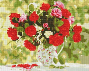 Diamentowa mozaika - Różnorodność kolorów 40x50cm - Ideyka - Malowanie po numerach - miniaturka - grafika 1