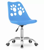 Fotele i krzesła biurowe - LEOBERT Krzesło biurowe LEOBERT Krzesło obrotowe PRINT niebieskie model_3736_1-PRINT-JACY70 - miniaturka - grafika 1