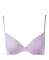 Biustonosze - GUESS FIOLETOWY BIUSTONOSZ GŁADKI Z LOGO 70B ADH - miniaturka - grafika 1