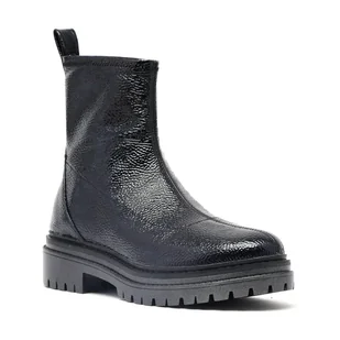 Michael Kors Botki COMET LUG z dodatkiem skóry - Botki damskie - miniaturka - grafika 1