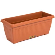 Donice - Doniczka skrzynka terakota balkonowa tarasowa 28cm x 70cm tradycyjna duża - miniaturka - grafika 1
