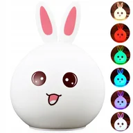 Lampy stojące - Lampka Nocna Dla Dzieci Led Królik Rgb Dotyk - miniaturka - grafika 1