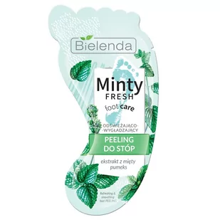 Bielenda MINTY FRESH FOOT CARE ODŚWIEŻAJĄCO-WYGŁADZAJĄCY PEELING DO STÓP 10G - Pielęgnacja stóp - miniaturka - grafika 1