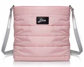 Torby i wózki na zakupy - POLSKA TOREBKA PIKOWANA DAMSKA SHOPPER WOREK RÓŻ - miniaturka - grafika 1