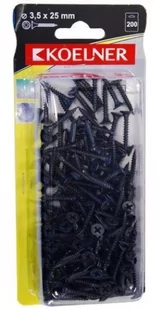 Koelner Wkręty fosfatowane samowiercące 3,5x25mm do skręcania profili, opakowanie 200 szt - Wkręty - miniaturka - grafika 2