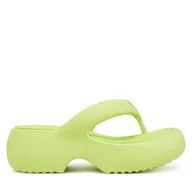 Klapki i japonki damskie - Japonki Melissa Melissa Free Fuzzy Platform Ad M 35875 Żółty - miniaturka - grafika 1