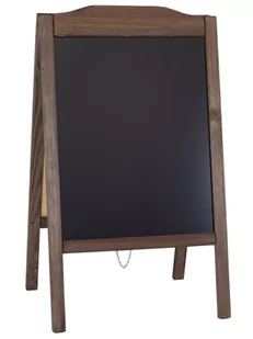 Potykacz stojak drewniany dwustronny 100x60 FALA - Tablice i flipcharty - miniaturka - grafika 1