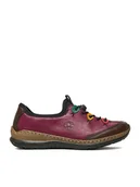 Półbuty damskie - Rieker Półbuty N3271-30 Fioletowy - miniaturka - grafika 1