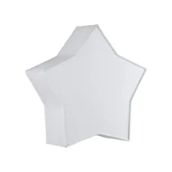 Lampy sufitowe - Biała, abażurowa lampa do pokoju dziecka TK 4514 z serii STAR - miniaturka - grafika 1