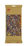 Prace ręczne dla dzieci - Hama 205-58 - mix różne kolory - 6000 koralików midi - miniaturka - grafika 1