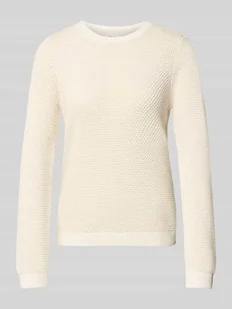 Sweter z dzianiny z fakturowanym wzorem model ‘DALO’ - Swetry damskie - miniaturka - grafika 1