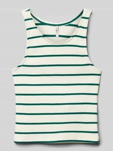 Top na cienkich ramiączkach ze wzorem w paski - Koszulki dla chłopców - miniaturka - grafika 1