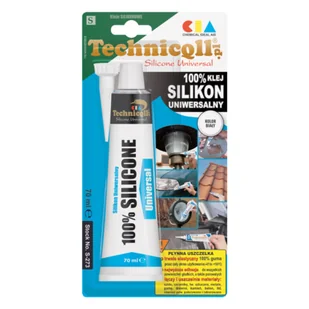 Tytan Technicqll silikonowy uniwersalny biały 70 ml - Kleje i inne preparaty budowlane - miniaturka - grafika 2