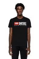 Koszulki męskie - Diesel T-diegor-DIV T-Shirt Koszulka męska, Czarny Czarny, XS - miniaturka - grafika 1