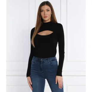 Patrizia Pepe Sweter | Slim Fit - Swetry damskie - miniaturka - grafika 1