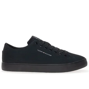 Buty Tommy Hilfiger Hi Vulc Low Canvas FM0FM04882-BDS - czarne - Buty sportowe męskie - miniaturka - grafika 1