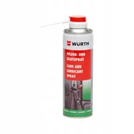 Kosmetyki samochodowe - Wurth Spray Do Konserwacji I Smarowania Tworzyw Sztucznych I Gumy 300ML - miniaturka - grafika 1