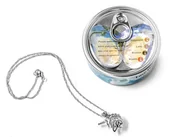 Księgarnia OUTLET - Naszyjnik jednorożec z dwoma perłami - miniaturka - grafika 1