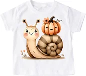 Koszulki dla dziewczynek - koszulka na dzień dyni DYNIA46 - miniaturka - grafika 1