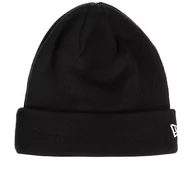 Czapki i chusty sportowe męskie - Czapka New Era Essential Black Cuff Beanie 12134752 - czarna - miniaturka - grafika 1