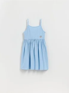 Reserved - Sukienka na ramiączkach - jasnoniebieski - Sukienki i spódniczki dla dziewczynek - miniaturka - grafika 1