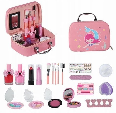 Zestaw Do Makijażu I Paznokci Dla Dzieci