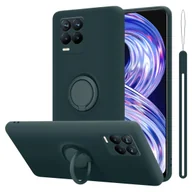Etui i futerały do telefonów - Pokrowiec Do Realme 8 4G / 8 PRO w LIQUID ZIELONY Etui TPU Obudowa Ochronny Case Cover Plecki Cadorabo - miniaturka - grafika 1