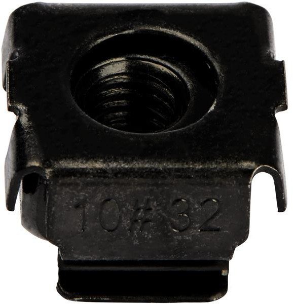 STARTECH.COM K�figmuttern 10-32 f�r Server-Rack 50 St�ck schwarz CABCAGENUTS1032