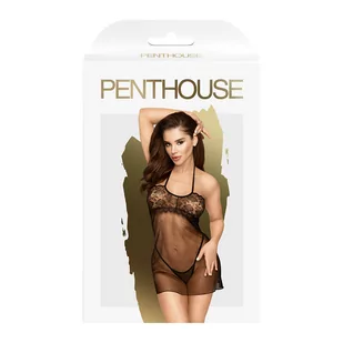 Penthouse Lingerie Penthouse Lingerie All yours - sukienka z siatki z koronką bustier including thong, 2 piece - Bielizna erotyczna damska - miniaturka - grafika 1