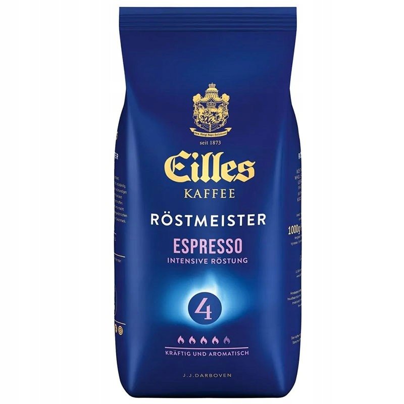 Kawa Ziarnista Eilles Rostmeister Espresso Mocno Palona Intensywna 1KG