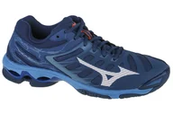 Siatkówka - Mizuno Wave Voltage V1GA216021, Męskie, buty do siatkówki, Granatowy - miniaturka - grafika 1