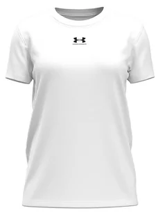 Under Armour Koszulka "Campus Core" w kolorze białym - Koszulki i topy damskie - miniaturka - grafika 1