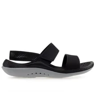 Klapki i japonki damskie - Klapki Crocs Literide 360 Sandal 206711-02G - czarne - miniaturka - grafika 1