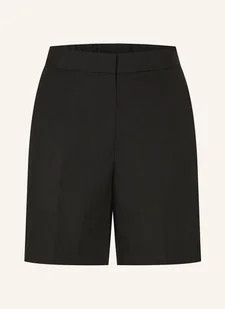 Calvin Klein Szorty Z Dodatkiem Lnu schwarz - Spodenki damskie - miniaturka - grafika 1