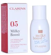 Podkłady do twarzy - Clarins Milky Boost Upiększające mleczko do makijażu 05 Milky Sandalwood 50ml - miniaturka - grafika 1