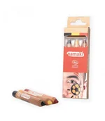 Charakteryzacja - Zestaw kredek do malowania twarzy dla dzieci, CZARNA, ŻÓŁTA, CZERWONA, 3x2,1 g, COSMEBIO, Namaki - miniaturka - grafika 1