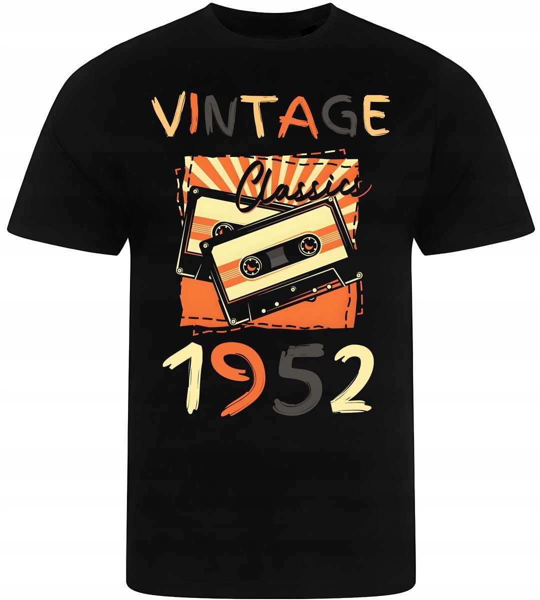 Koszulka Męska Nadruk Urodziny Rocznik 1952 Prezent Premium S