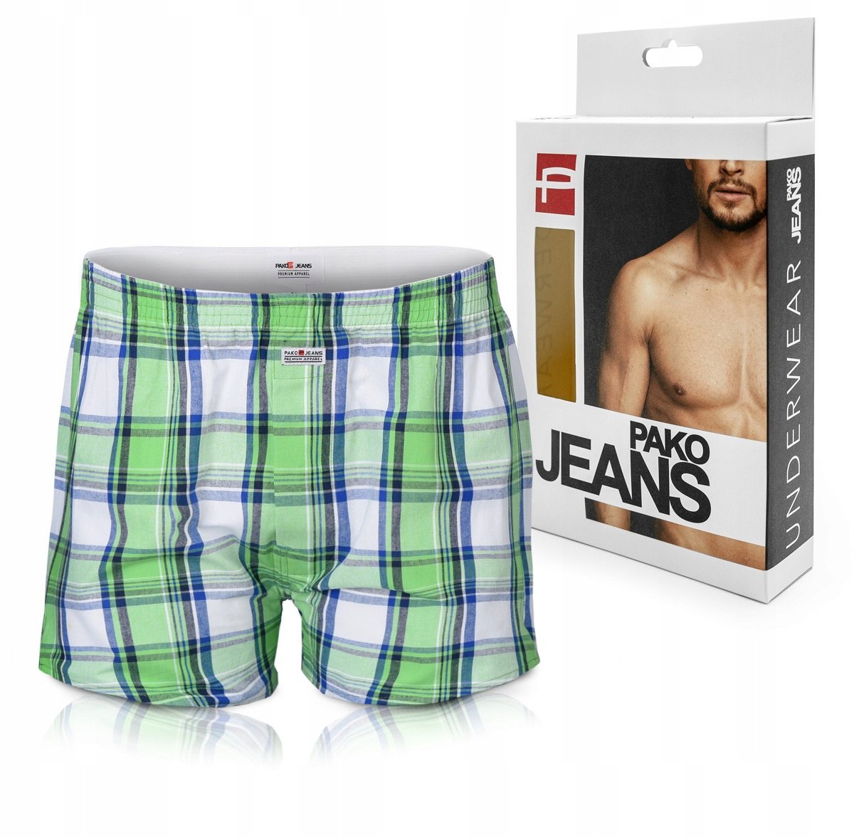 Bokserki Luźne Męskie z Rozcięciem Wygodna Piżama Prezent dla Niego Pudełko