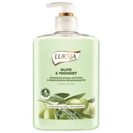 Mydła - Luksja Creamy Kremowe mydło w płynie do rąk Olive & Yoghurt 500 ml - miniaturka - grafika 1