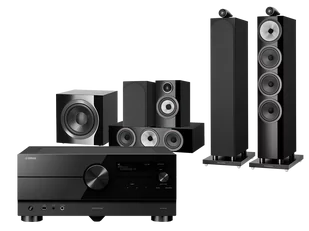 Kino domowe Yamaha RX-A4A (czarny) + 702 S3 + 707 S3 + HTM71 S3 + DB4S (czarny) - Kino domowe - miniaturka - grafika 1