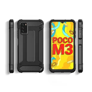Hybrid Armor pancerne hybrydowe etui pokrowiec Xiaomi Redmi Note 10 5G / Poco M3 Pro złoty - Etui i futerały do telefonów - miniaturka - grafika 5
